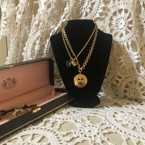 NWT Vintage Juicy Couture Locket Necklace & Locket Bracelet